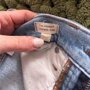 Madewell perfect vintage jean